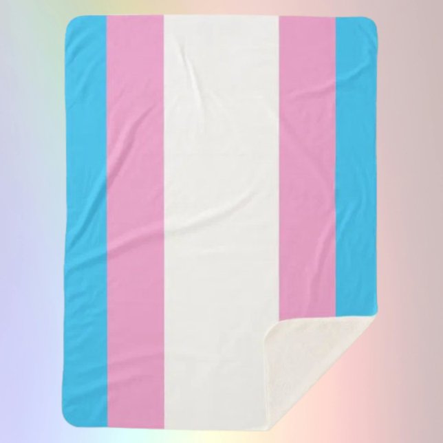 Couverture Sherpa Trans Pride Sherpa Embrace (Créateur téléchargé)