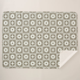 Couverture Sherpa Trellis en lin