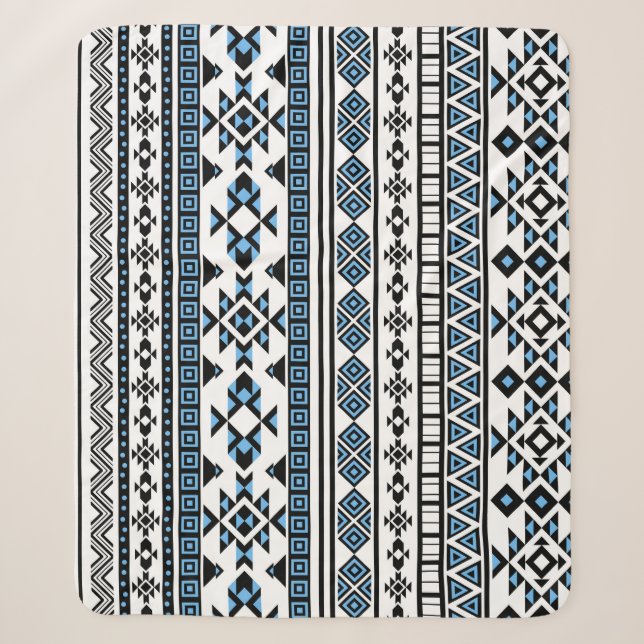 Couverture Sherpa Triangle ethnique Motif Navajo géométrique (Devant)