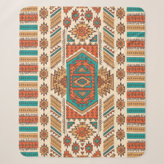 Couverture Sherpa Tribal Vintage : Ethnic Seamless Motif