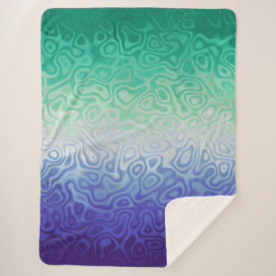 Couverture Sherpa Trippy Ripply Funky Boho MLM Hommes Aimants Hommes