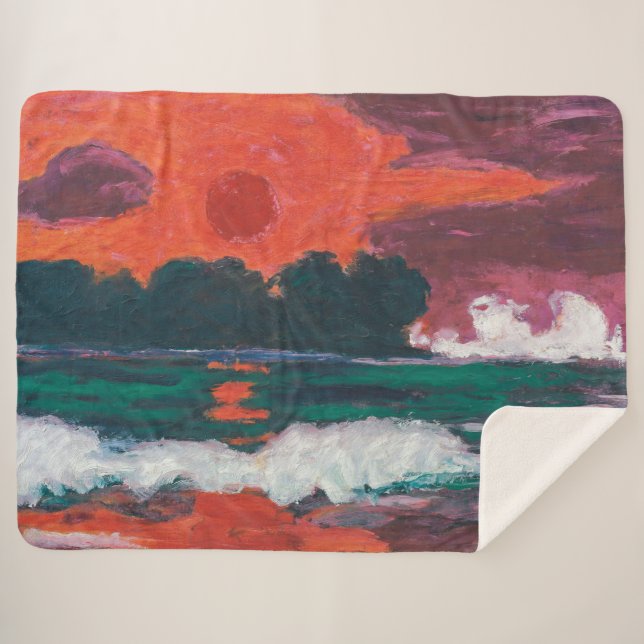 Couverture Sherpa Tropensonne | Emil Nolde | (Devant (Horizontal))