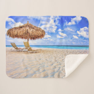 Couverture Sherpa Tropical Beaches Aruba Sandy Beach