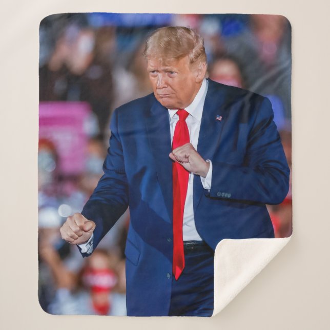 Couverture Sherpa Trump Dance Funny (Devant)