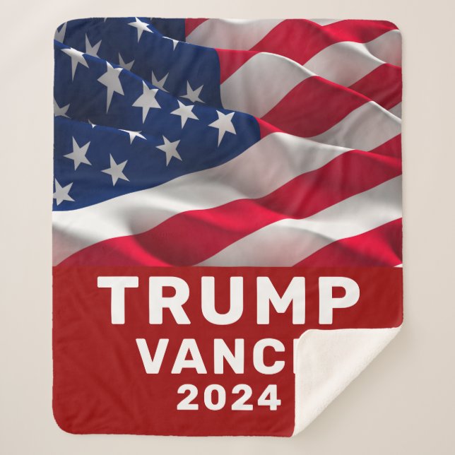 Couverture Sherpa Trump Vance 2024 (Devant)