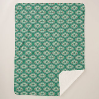 Couverture Sherpa Turquoise Flux et Reflux