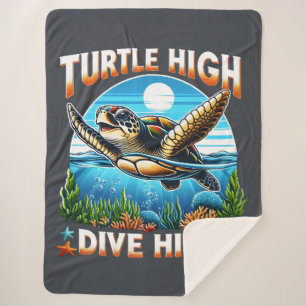 Couverture Sherpa Turtle High Dive High Turtle Lover