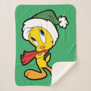 Couverture Sherpa TWEETY™ Christmas Thghts