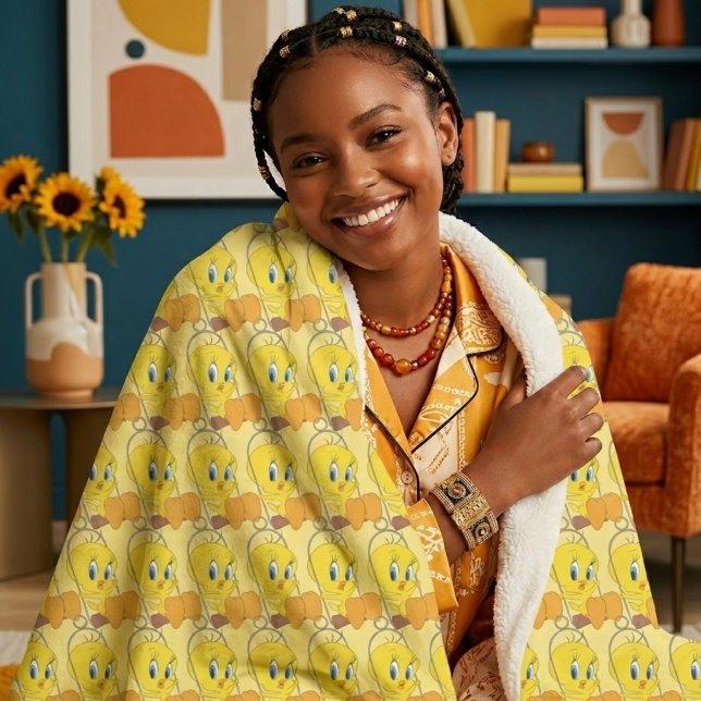Couverture Sherpa Tweety Sherpa Blanket (Créateur téléchargé)