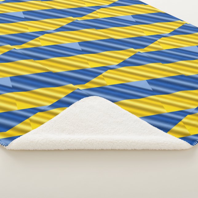 Couverture Sherpa Ukraine bleue et jaune Inspirations Paix pas de gu (3/4)