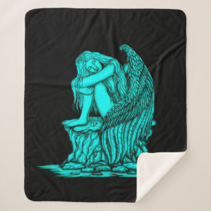 Couverture Sherpa Un ange endormi sur la pierre