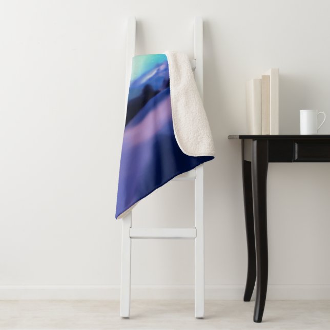 Couverture Sherpa Un million d'Aurora rêve Sherpa Blanket (En situation)