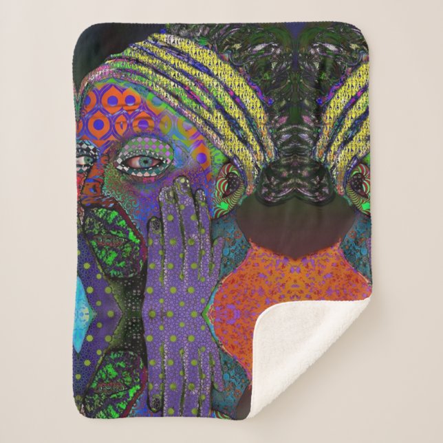 Couverture Sherpa une autre fille avec une perle (Devant)