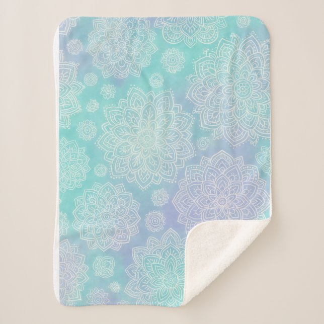 Couverture Sherpa Une floraison paisible (Devant)