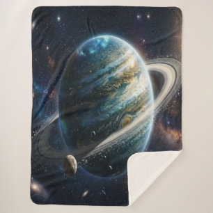 Couverture Sherpa Une planète mystérieuse avec des anneaux
