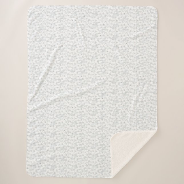 Couverture Sherpa Une surface entièrement blanche et sans fonctionna (Devant)
