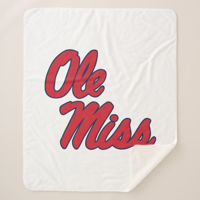 Couverture Sherpa Université du Mississippi | Ole Miss Script (Devant)