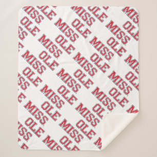 Couverture Sherpa Université du Mississippi   Ole Miss Wordmark