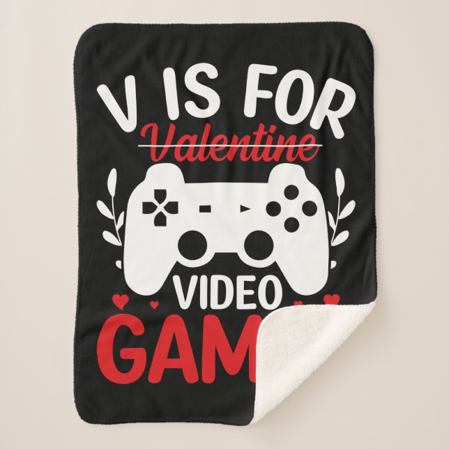 Couverture Sherpa V est pour Jeux Vidéos avec Valentine Crossing Out (Devant)
