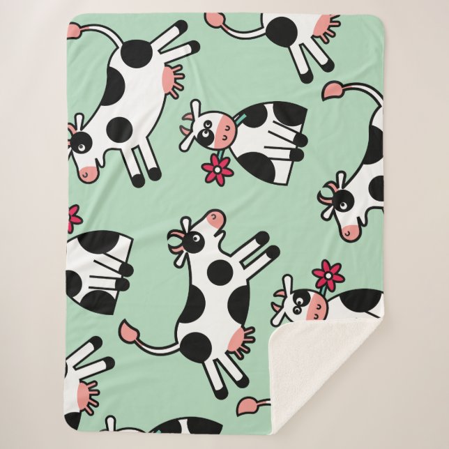 Couverture Sherpa Vache Lolailo 22 (Devant)