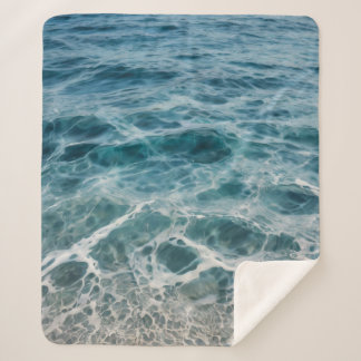 Couverture Sherpa Vagues océaniques