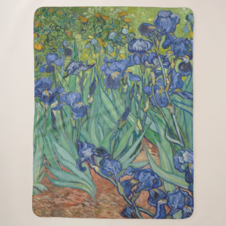 Couverture Sherpa Van Gogh Vintage Irises