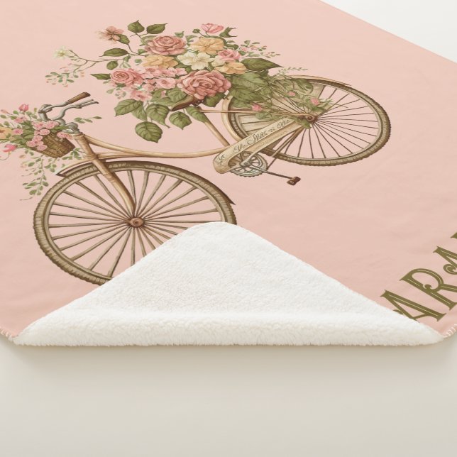 Couverture Sherpa Vélo vintage Sherpa Blanket (3/4)