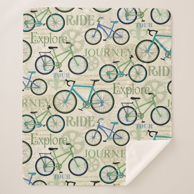 Couverture Sherpa Vélo Voyage Sherpa Blanket (Devant)