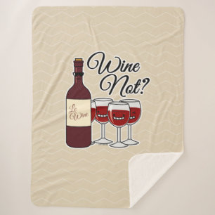 Couverture Sherpa Verre de rose rouge pinot d'alcool de raisins de
