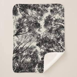 Couverture Sherpa Vers le haut de par les arbres, images de SVP de