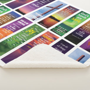 Couverture Sherpa Versets bibliques chrétiennes modernes