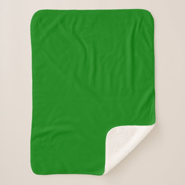Couverture Sherpa Vert (Devant)