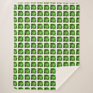 Couverture Sherpa Vert herbe