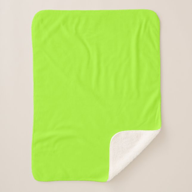 Couverture Sherpa VertJaune (Devant)