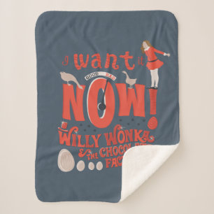 Couverture Sherpa Veruca Salt - Je Le Veux Maintenant!