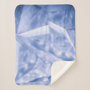 Couverture Sherpa Veste de costume blanc et bleu