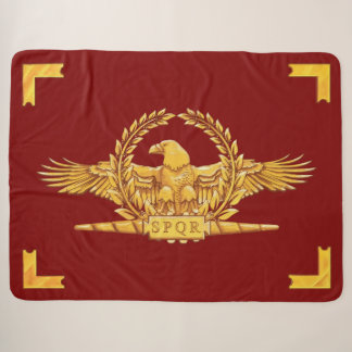 Couverture Sherpa Vexilla SPQR Eagle