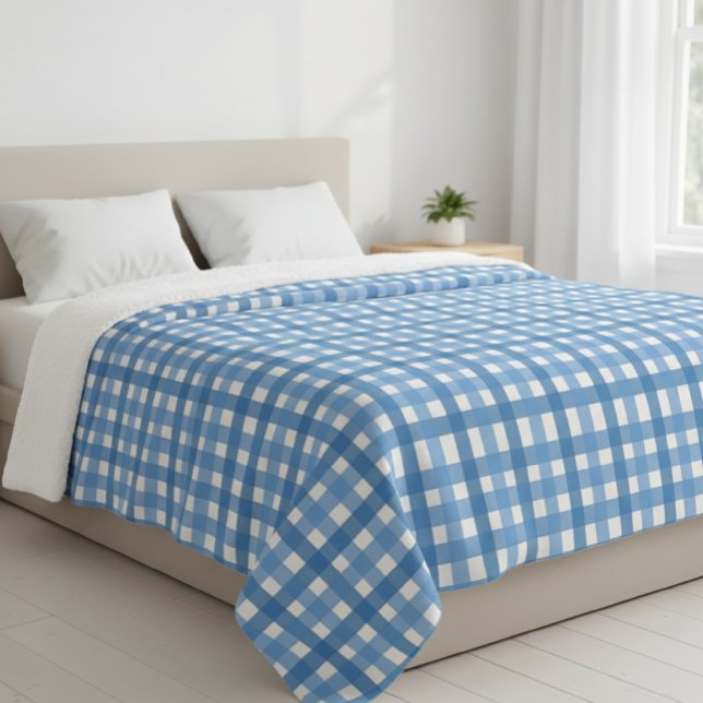 Couverture Sherpa Vichy Checkered Blanket (Créateur téléchargé)