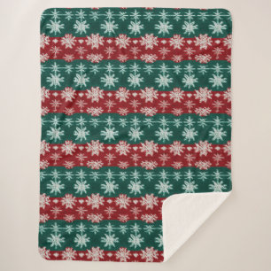 Couverture Sherpa Vilain tricot de Noël Motif traditionnel 6