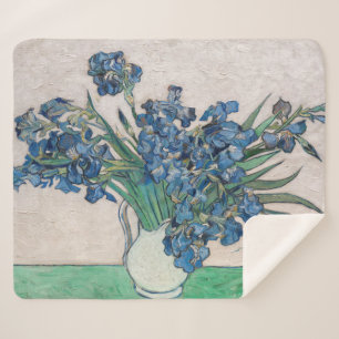 Couverture Sherpa Vincent van Gogh - Irises