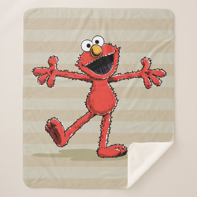 Couverture Sherpa Vintage Elmo (Devant)