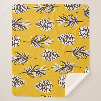 Couverture Sherpa Vintages éléments de la nature d'automne