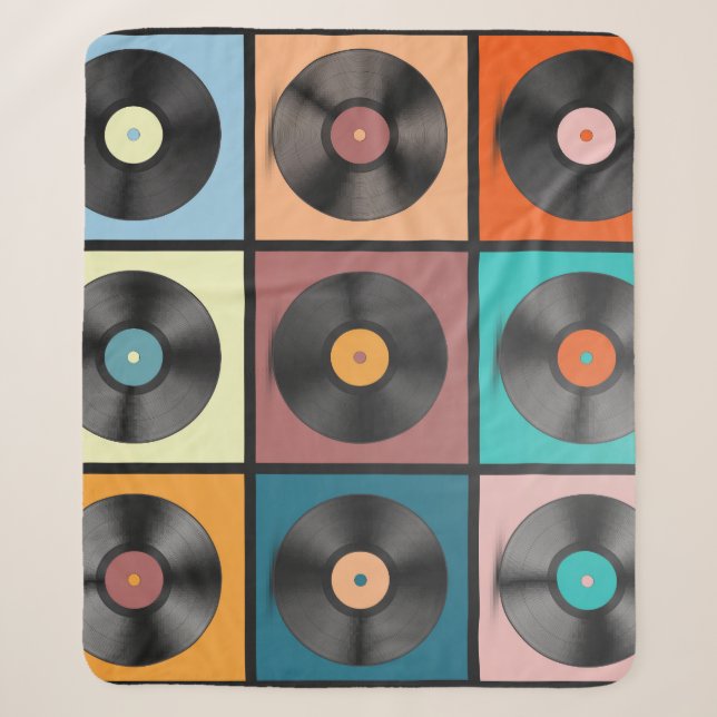 Couverture Sherpa Vinyl records : retro LP set. (Devant)