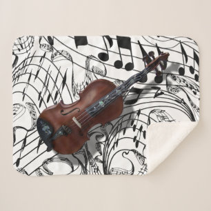 COUVERTURE SHERPA VIOLIN SUR LES NOTES DE MUSIQUE
