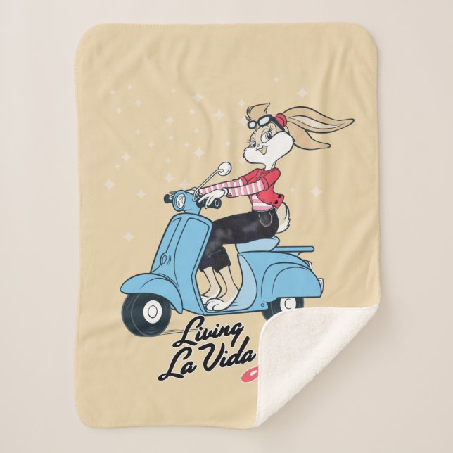 Couverture Sherpa Vivre La Vida Lola Scooter Graphic (Devant)