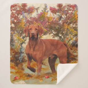 Couverture Sherpa Vizsla hongroise Jouer Dessous de verre en verre d