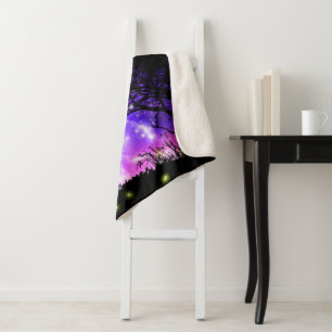 Couverture Sherpa Voie Lactée Magique Sherpa Blanket