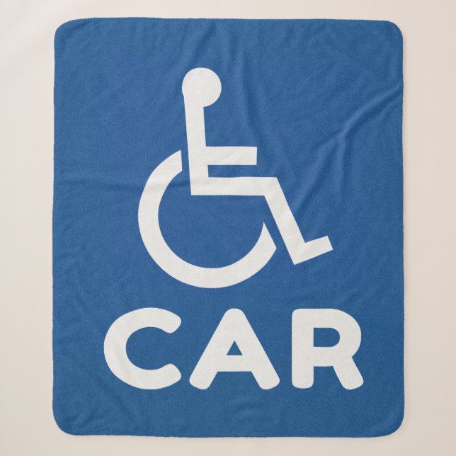 Couverture Sherpa Voiture Handicapée (Devant)