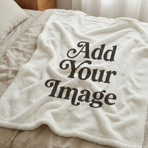 Couverture Sherpa Votre logo d'image vide
