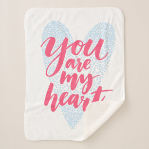 Couverture Sherpa Vous êtes mon coeur